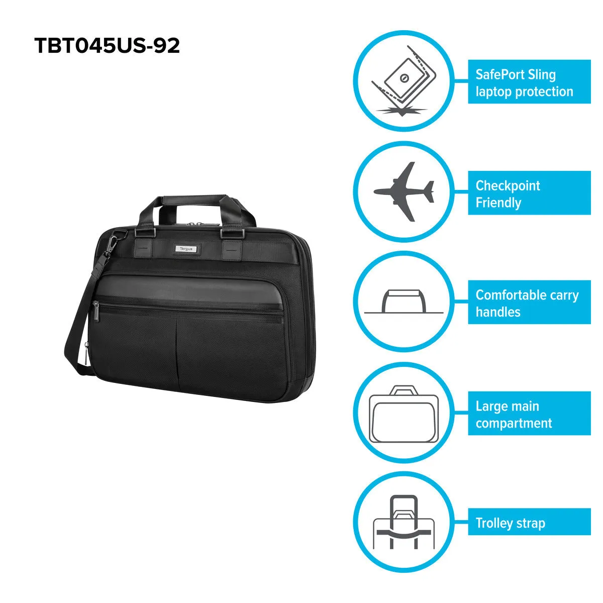 15–16” Mobile Elite Checkpoint-Friendly Briefcase