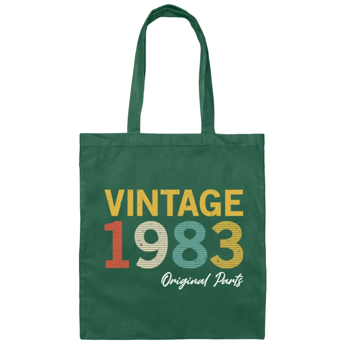 1983 Love Gift, Vintage 1983, 1983 Original Parts, Lover 1983 Gift Canvas Tote Bag