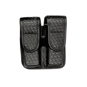 7902 Double Mag Pouch-Basket Black Hid 2