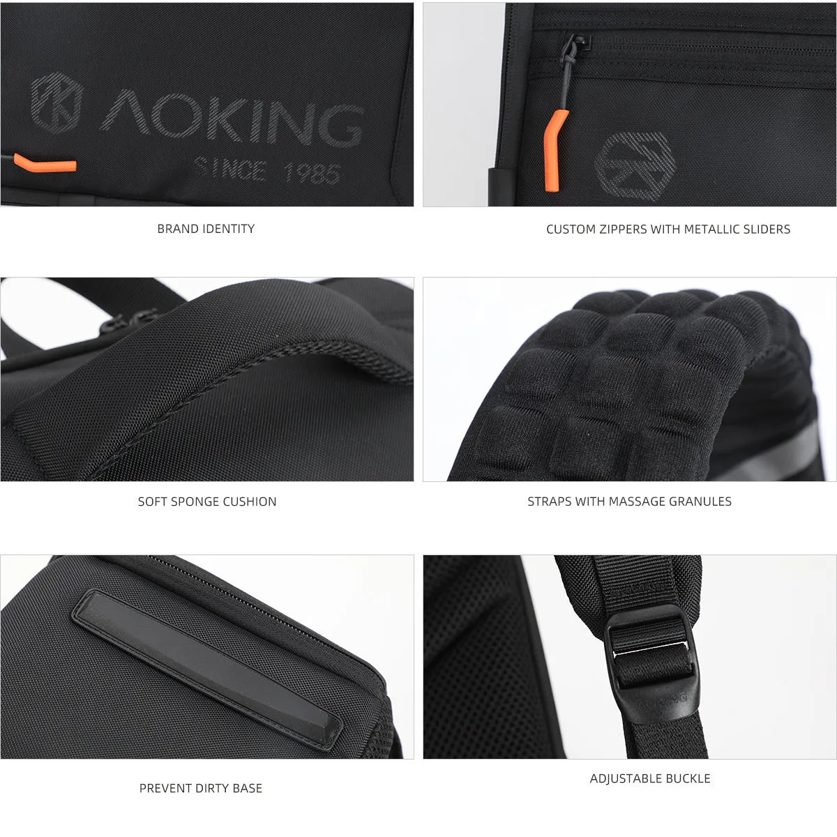 Aoking  School Smart Spine Protection Laptop Backpack - Sn1406