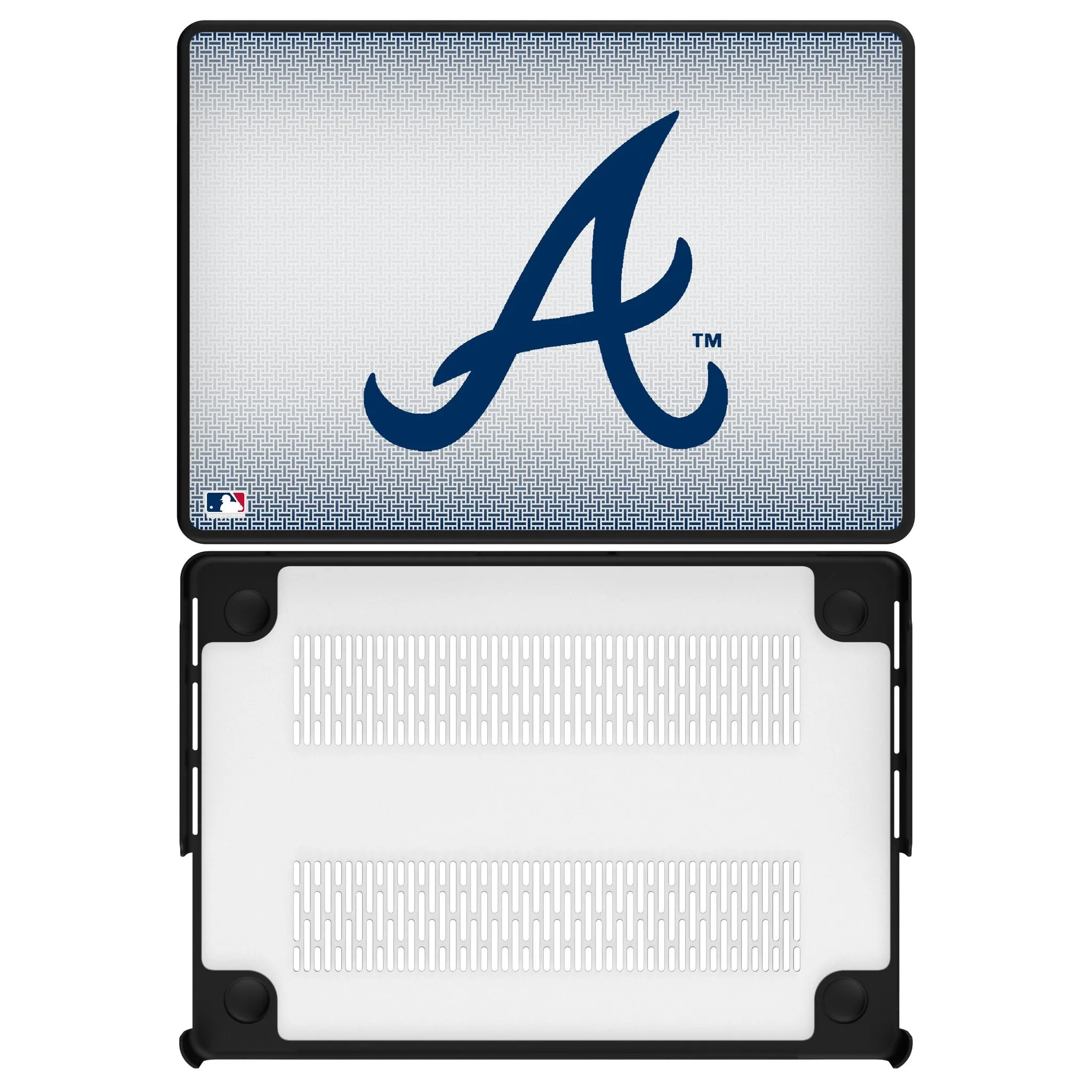 Atlanta Braves Linen Laptop Case