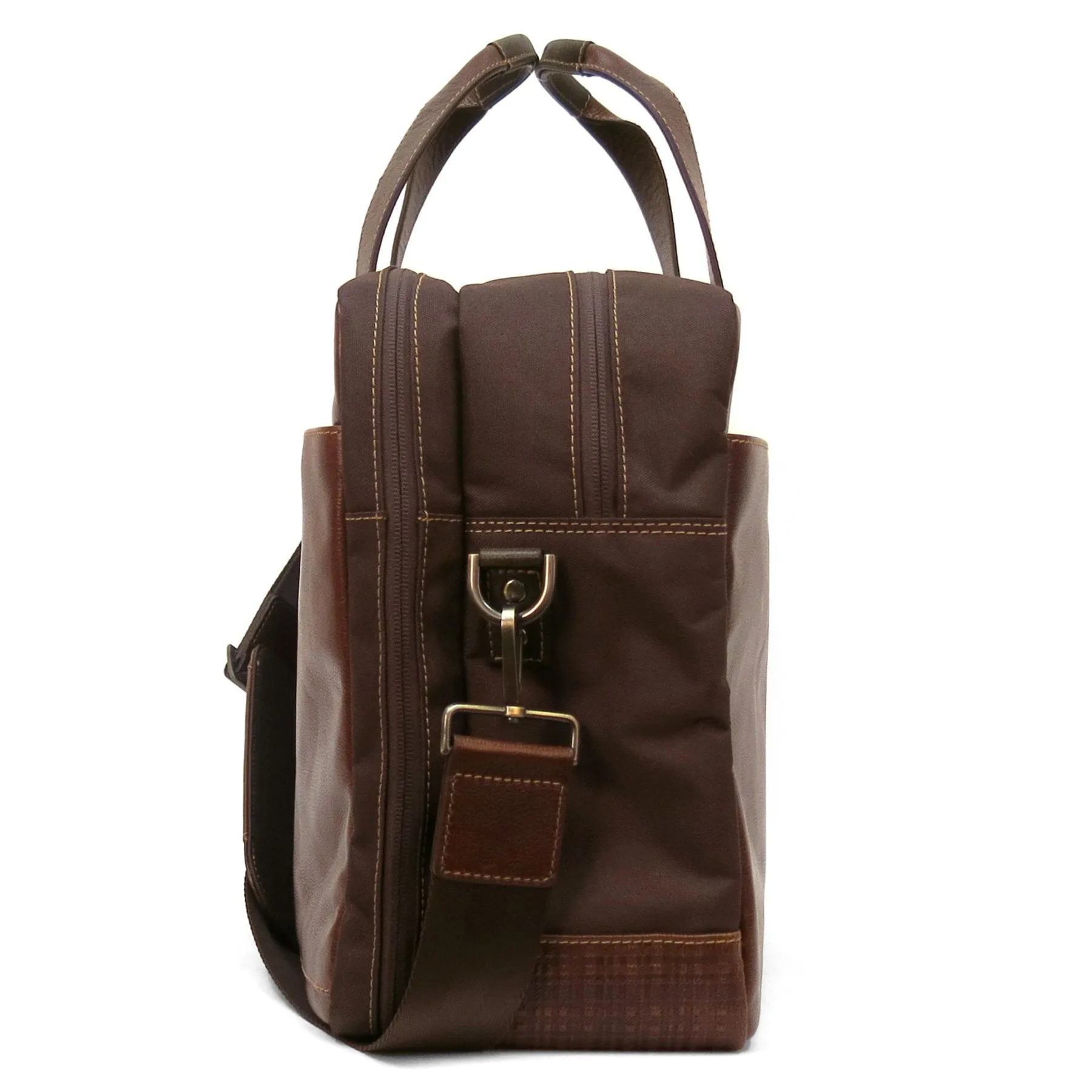 Boconi Garth Hold All Traveler Bag Brown