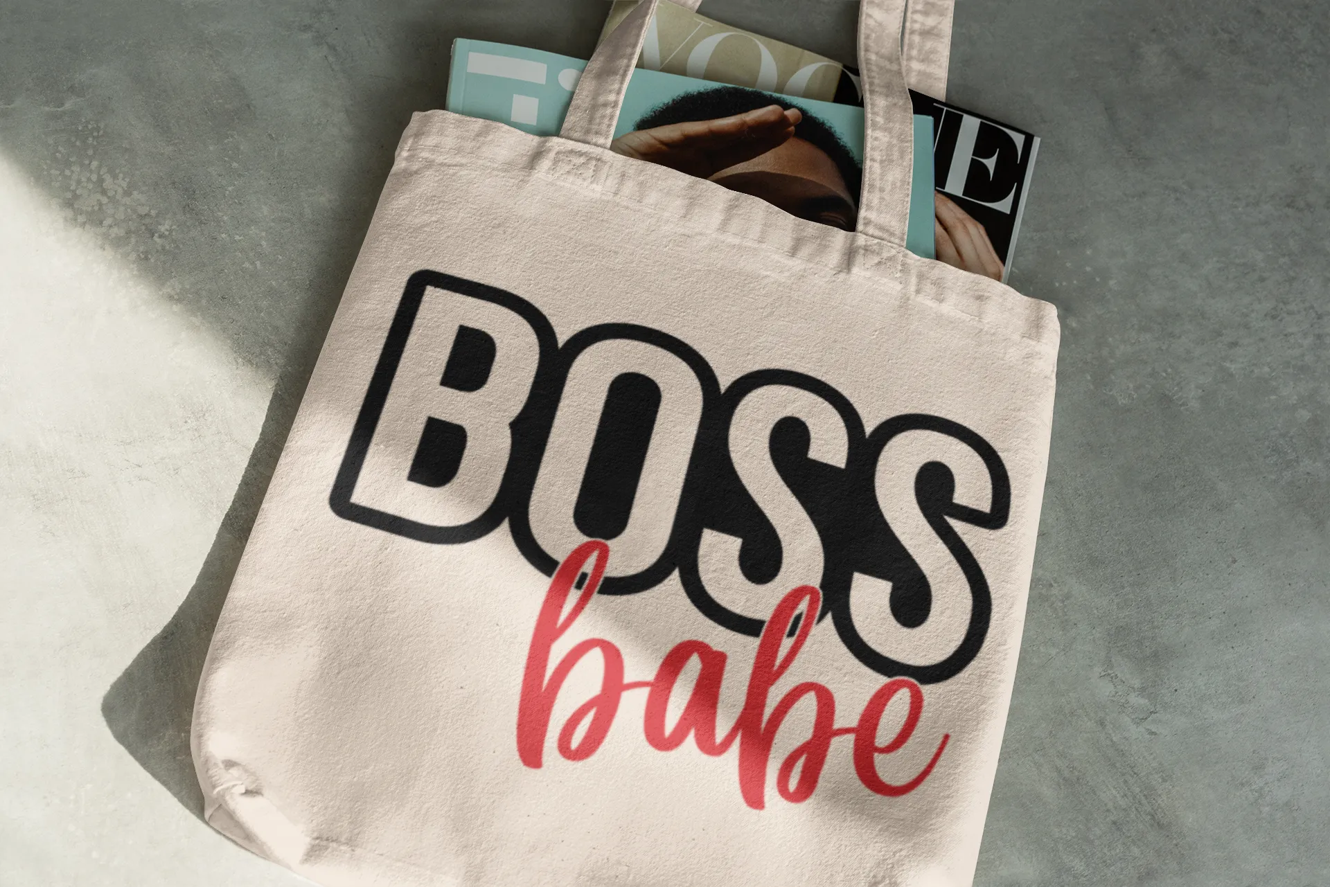 Boss Babe 100% Cotton Tote Bag