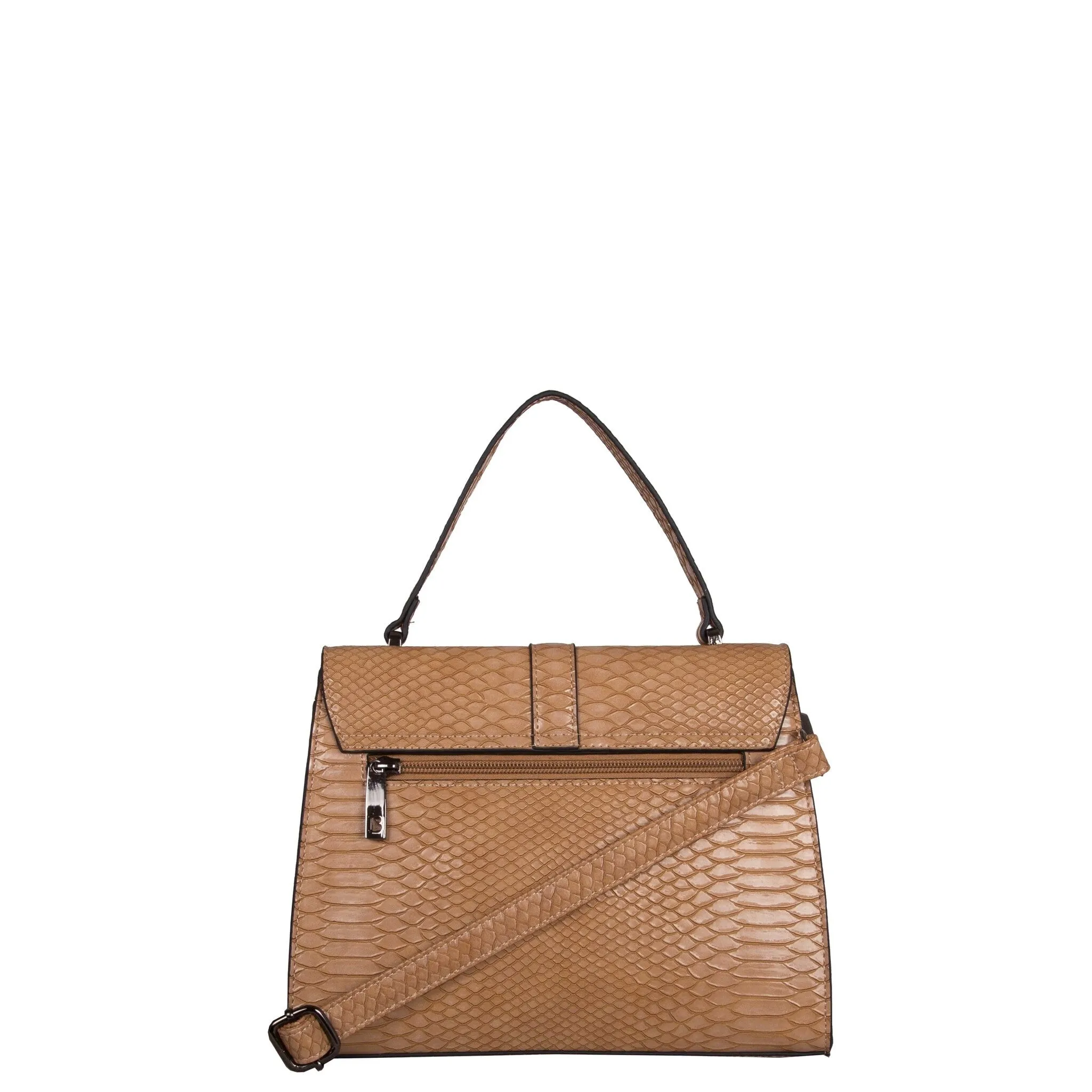 BULAGGI CLAIR HANDBAG IN CAMEL