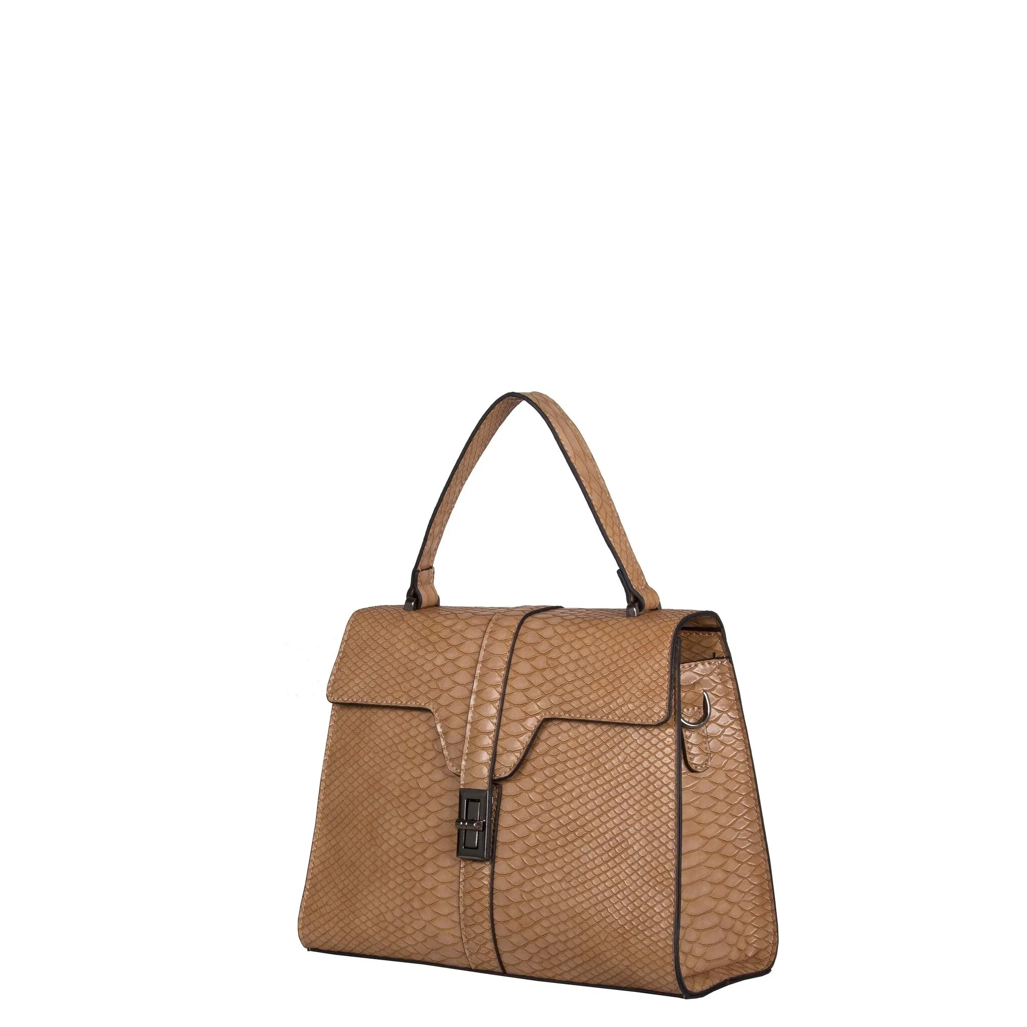 BULAGGI CLAIR HANDBAG IN CAMEL