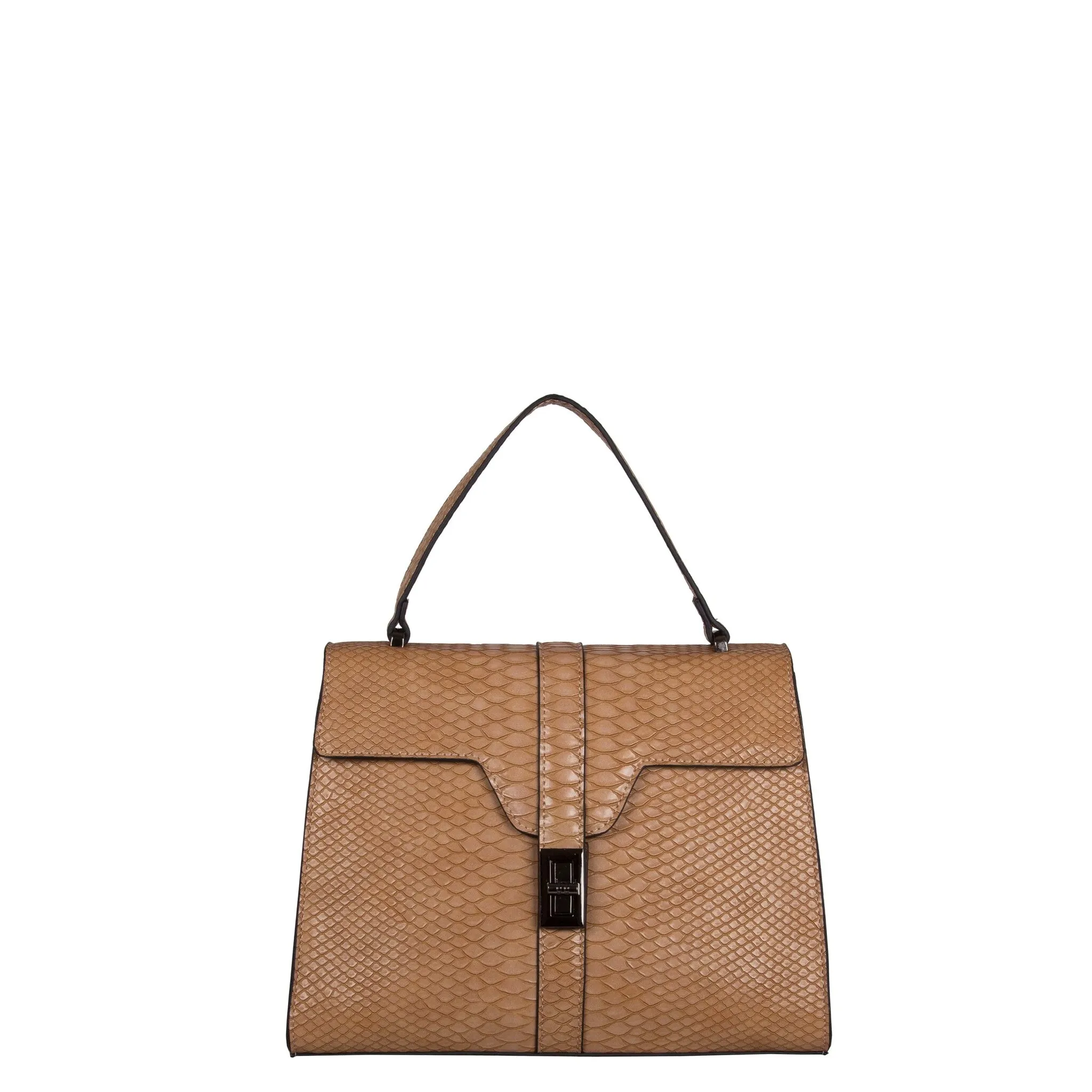 BULAGGI CLAIR HANDBAG IN CAMEL