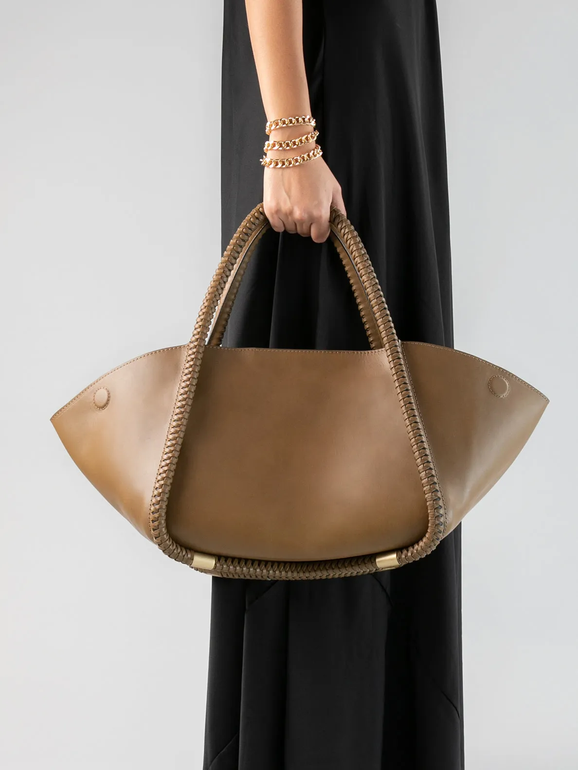 CABALA 101 - Black Leather Shoulder Bag