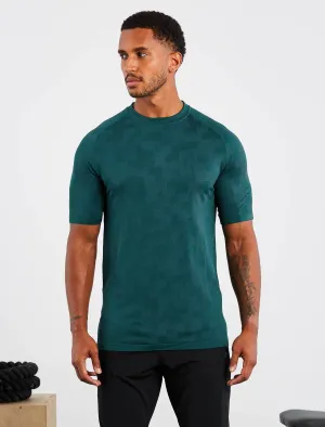 Camo Seamless T-Shirt - Dark Green