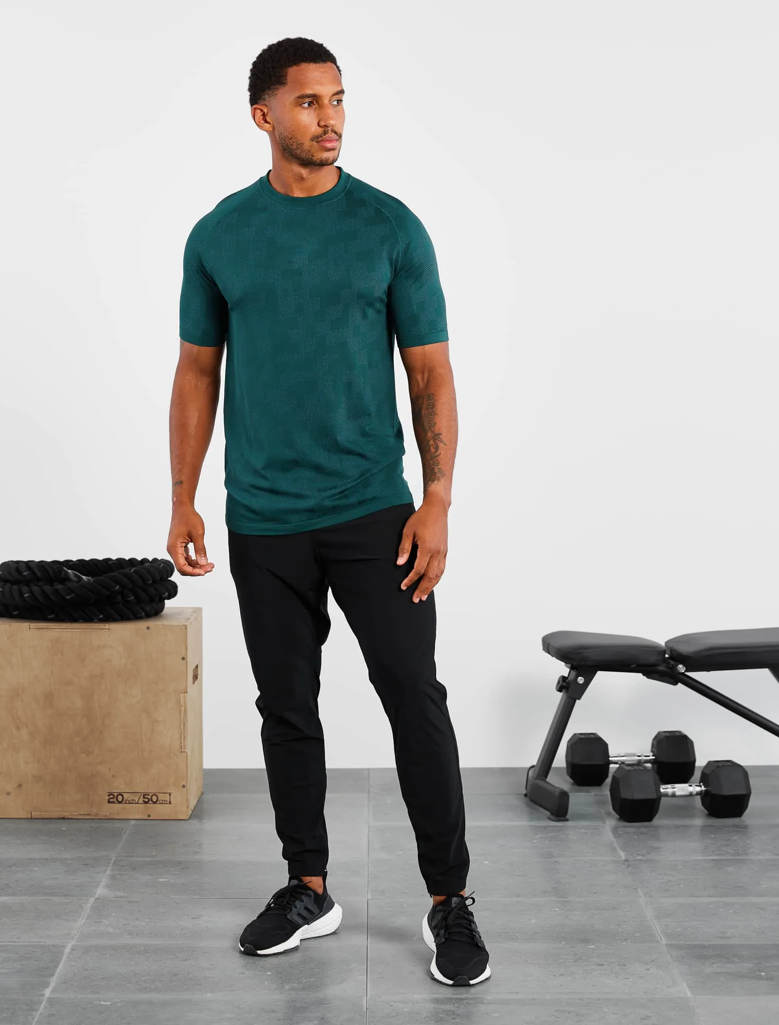 Camo Seamless T-Shirt - Dark Green