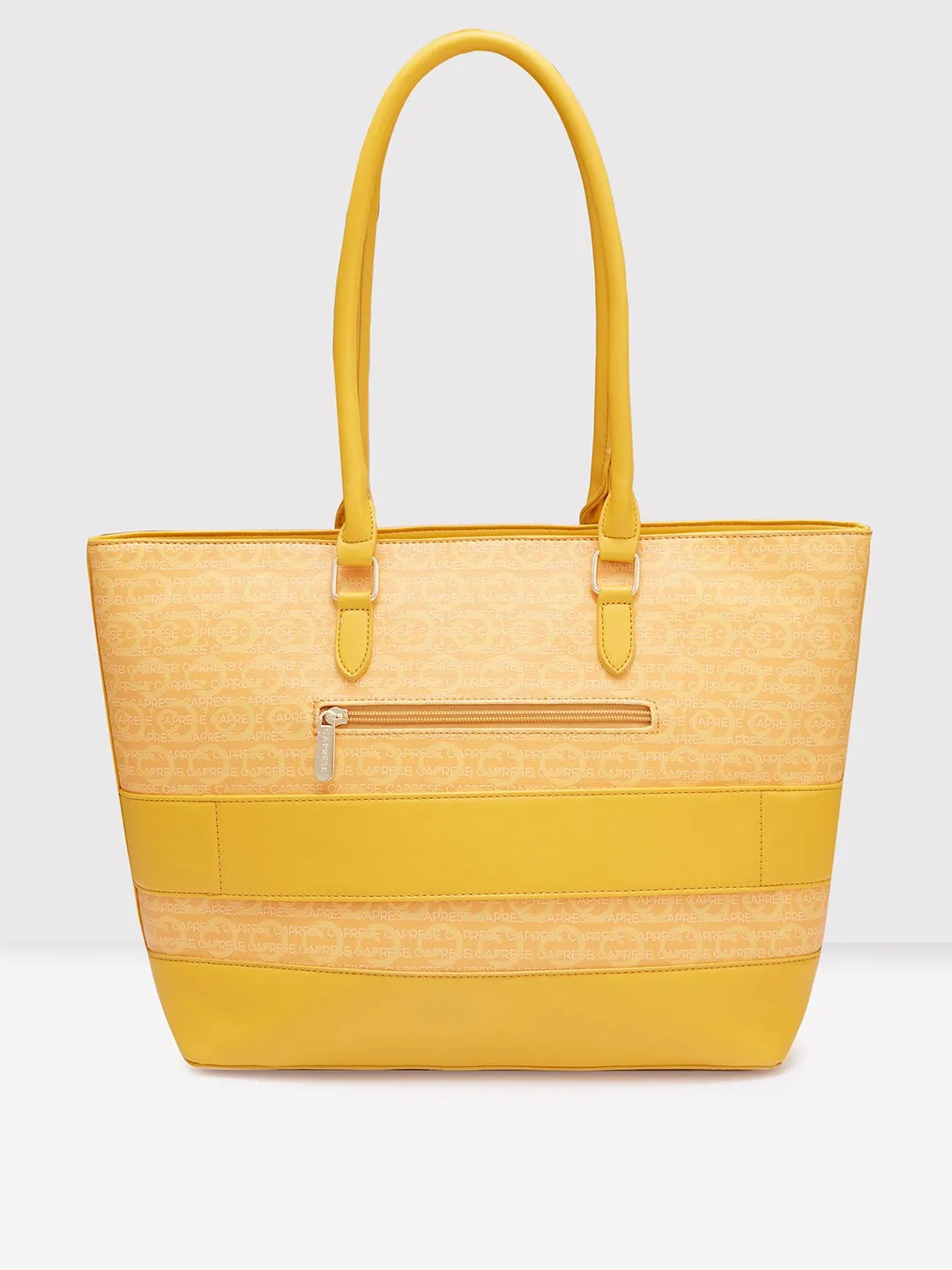 Caprese Cleo Laptop Tote Large Yellow