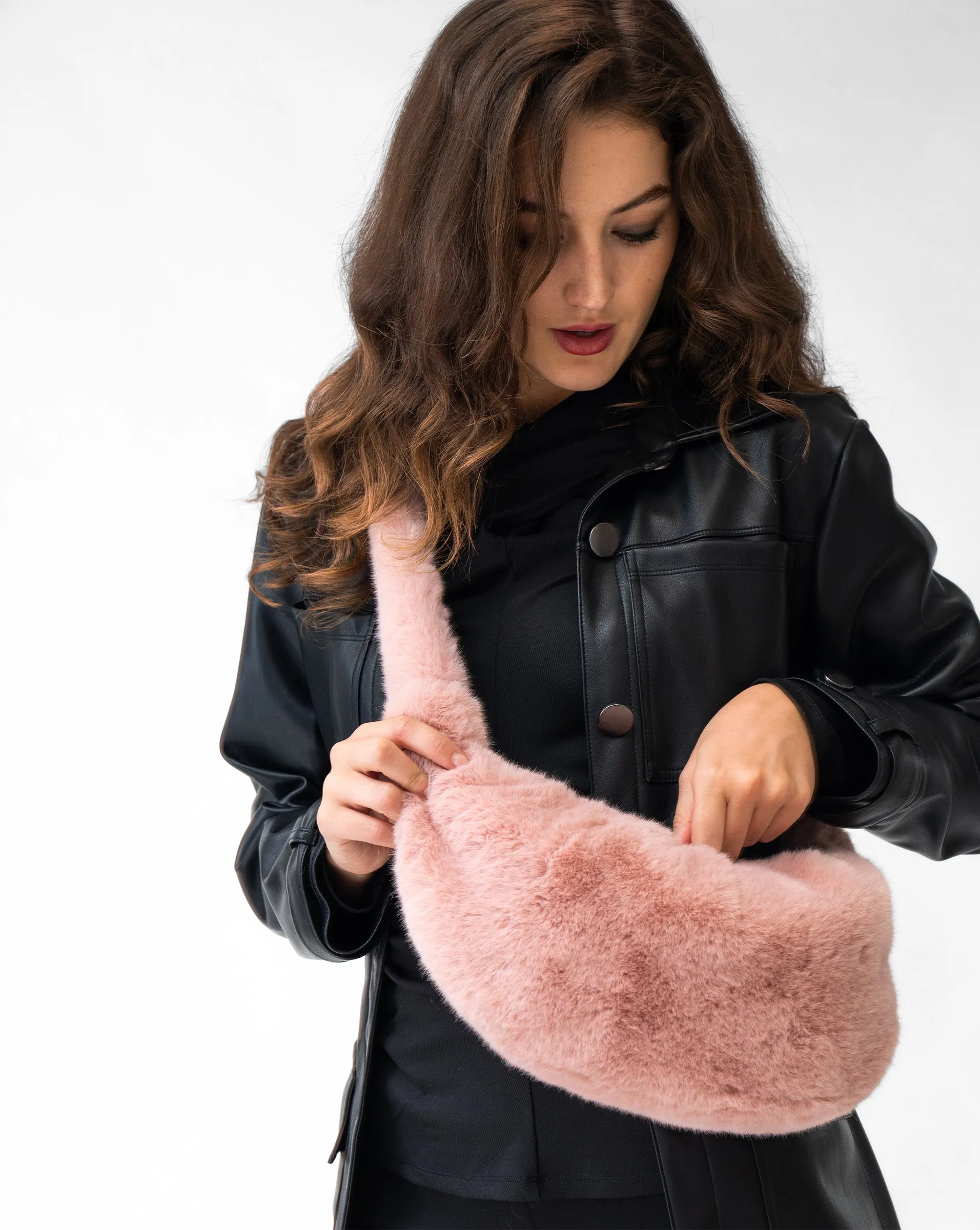 Crossbody Faux Fur Bag