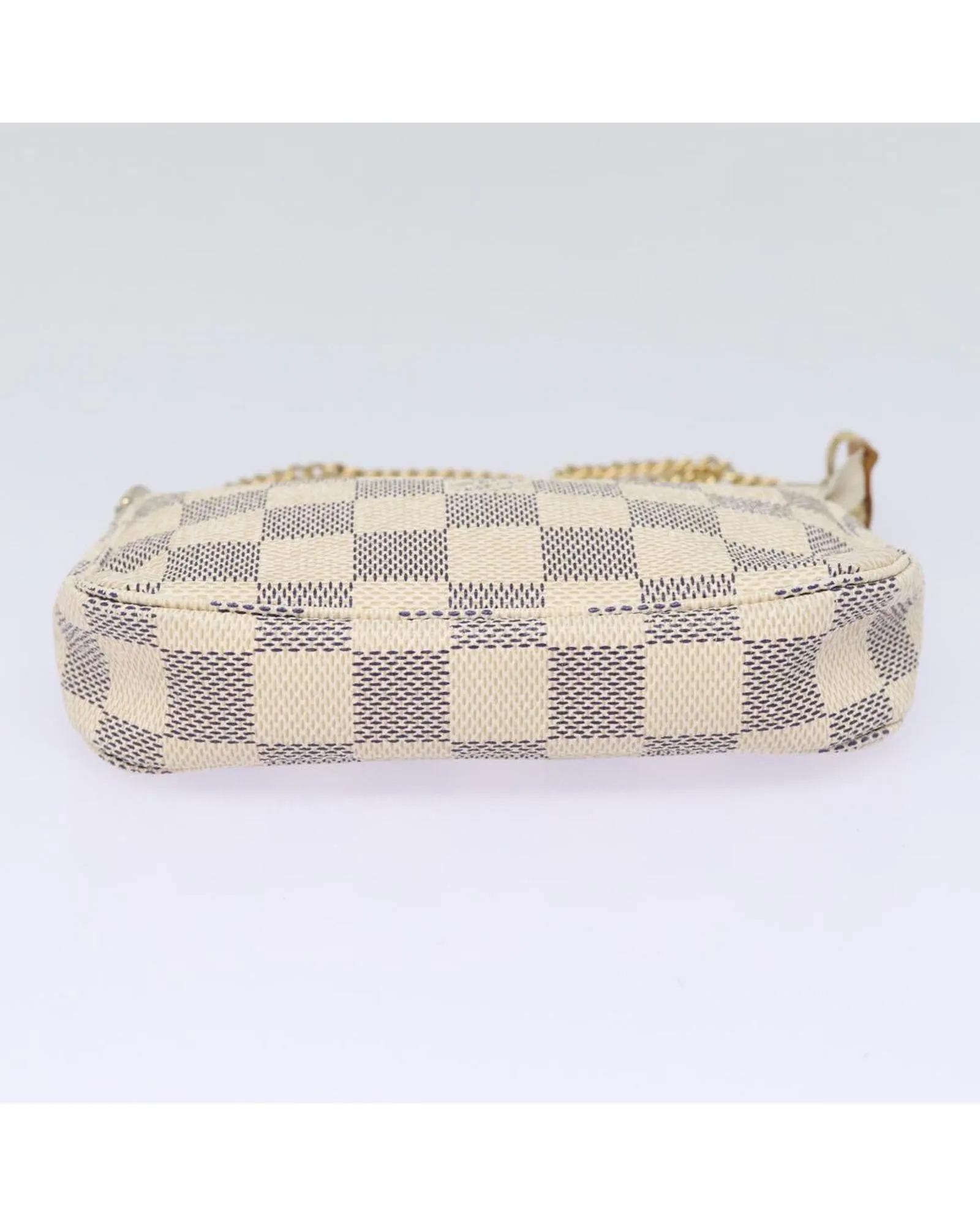 Damier Azur Mini Pochette Accessoires Pouch Authenticated