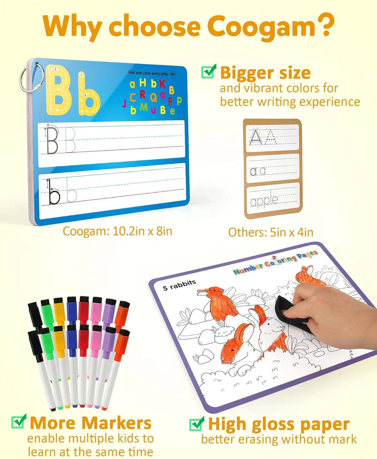 Double Sided Write and Wipe Tracing Flashcards