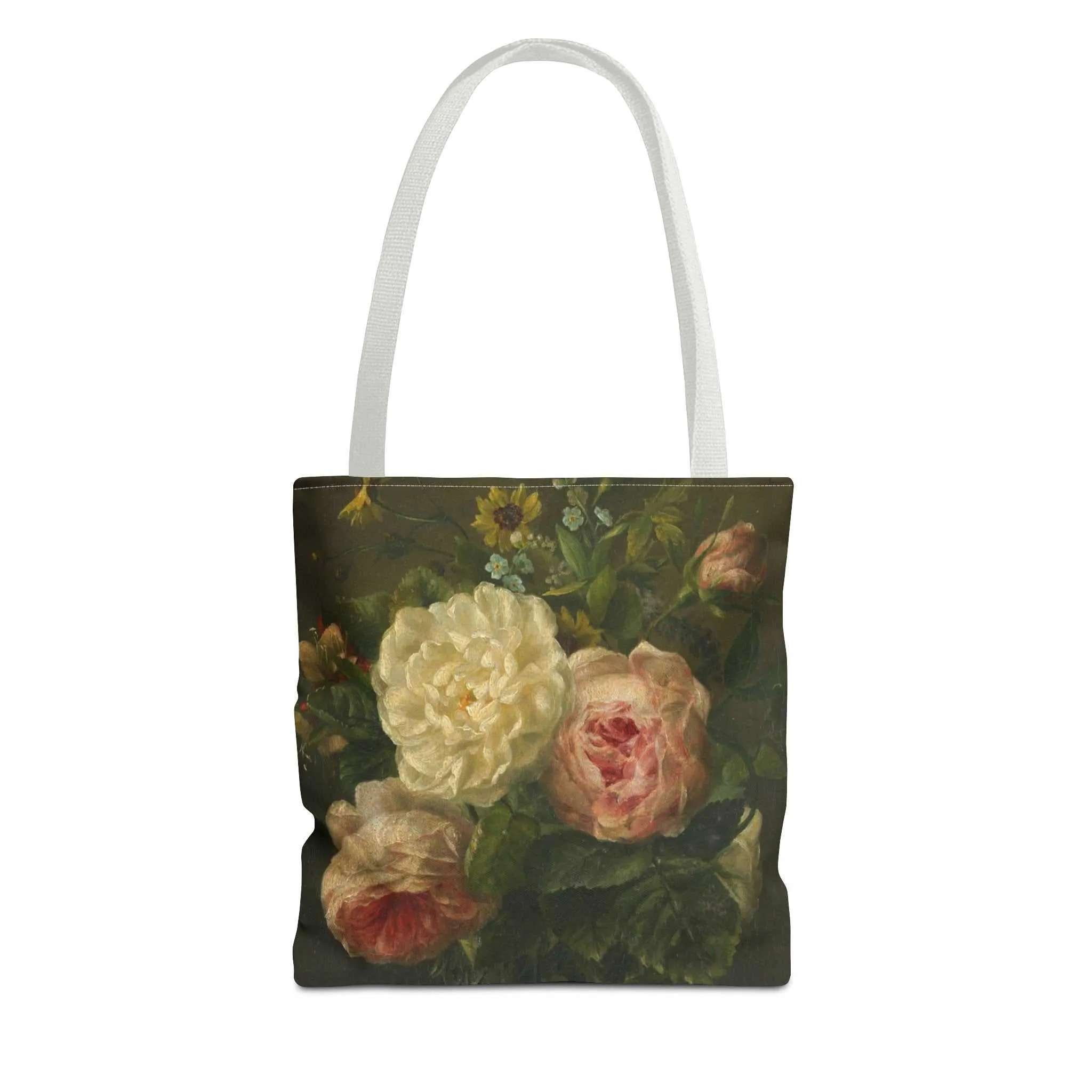 Eco-Friendly Canvas Tote Bag with Artistic Design