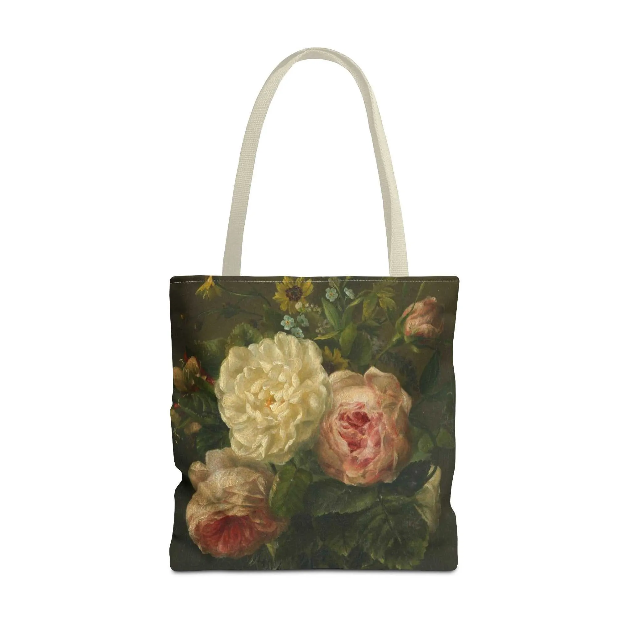 Eco-Friendly Canvas Tote Bag with Artistic Design