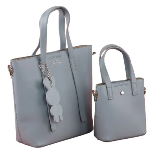 Elegant Leather Tote Bag With Long Handles - Mr Joe