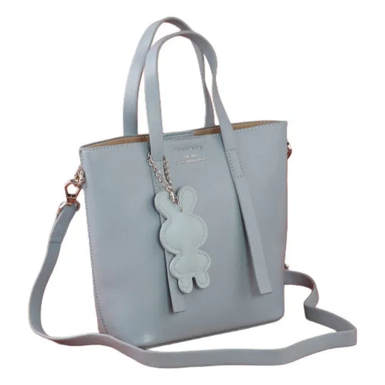 Elegant Leather Tote Bag With Long Handles - Mr Joe