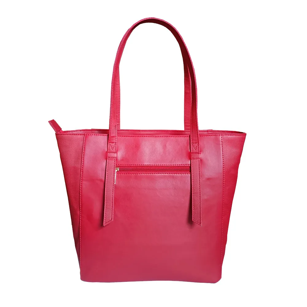 Elegant Red Tote Bag Perfect For Women & Girls