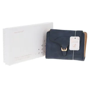 Equilibrium 11.5cm Blue Small Modern Buckle Purse