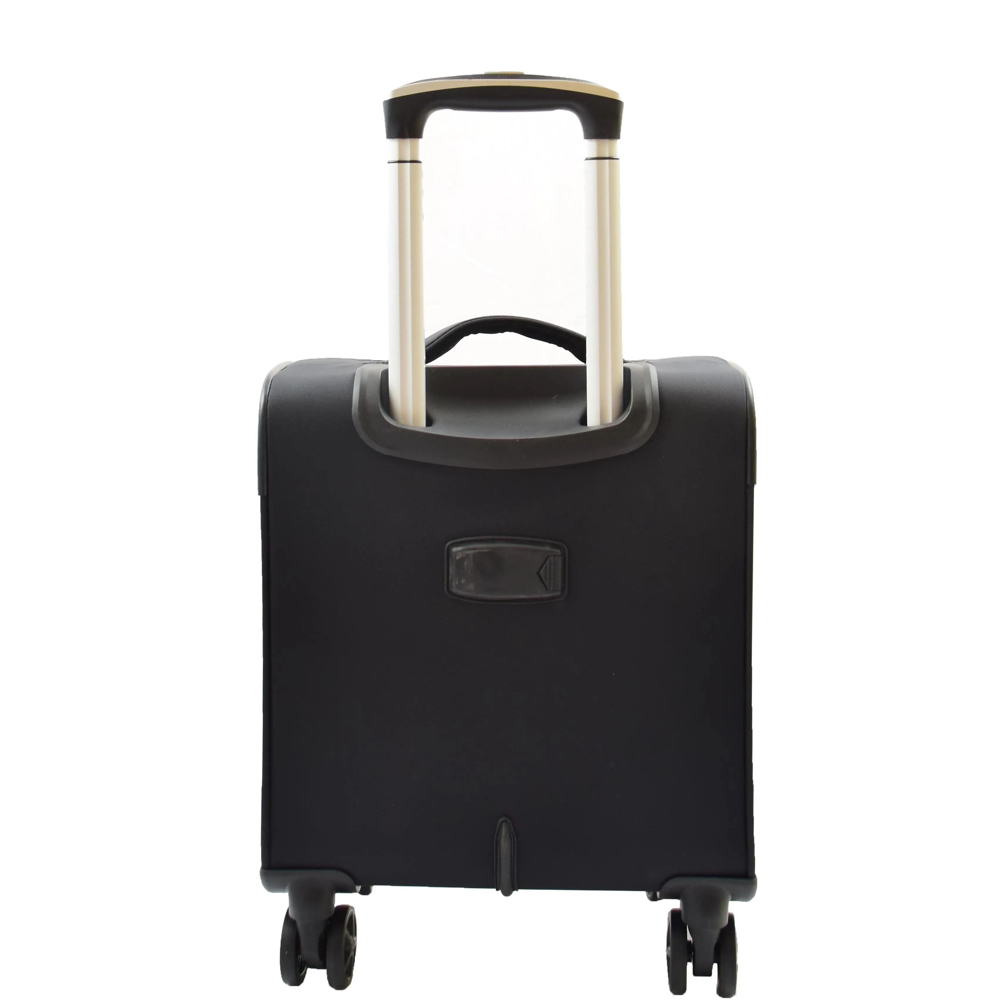 Expandable 8 Wheel Soft Luggage Japan Black