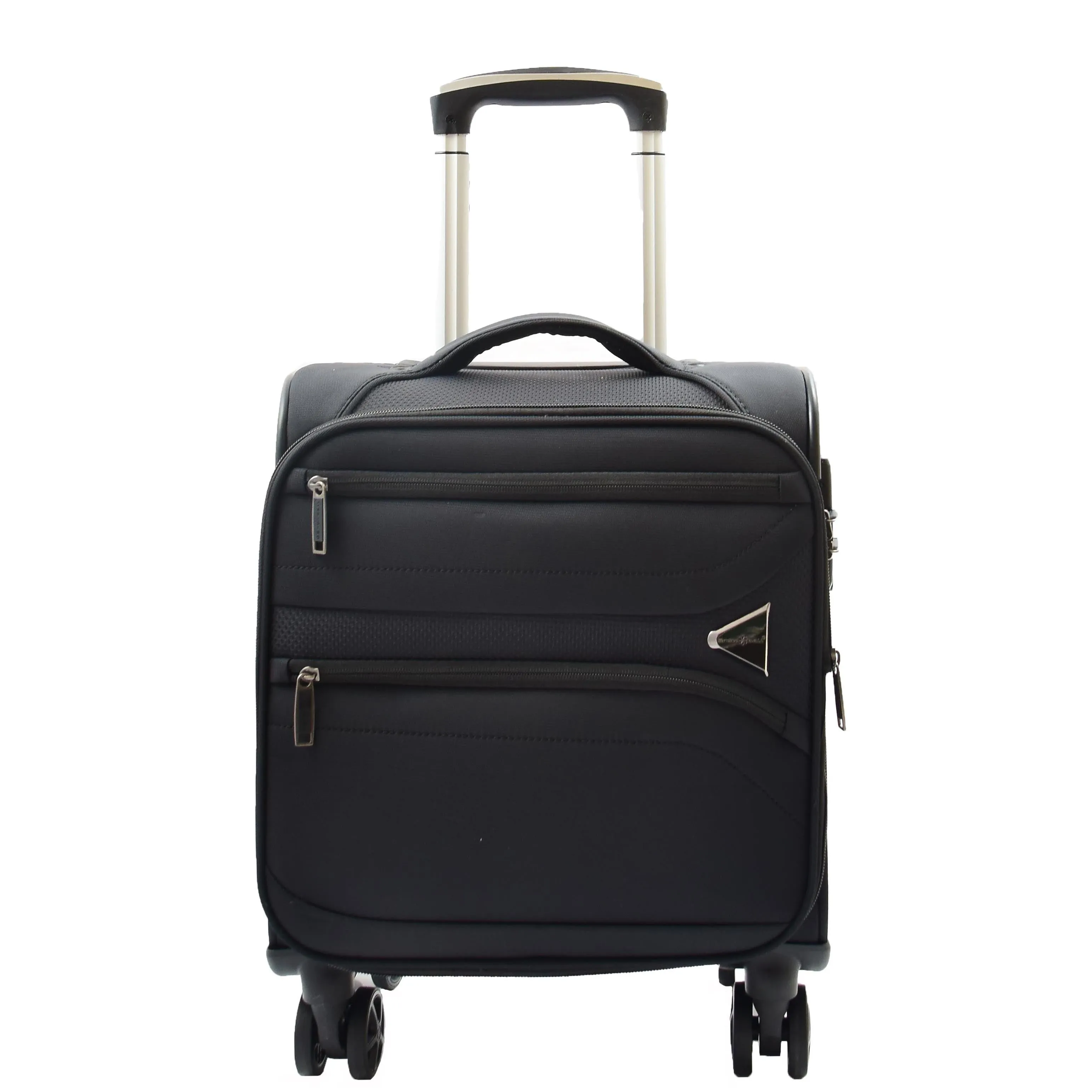 Expandable 8 Wheel Soft Luggage Japan Black