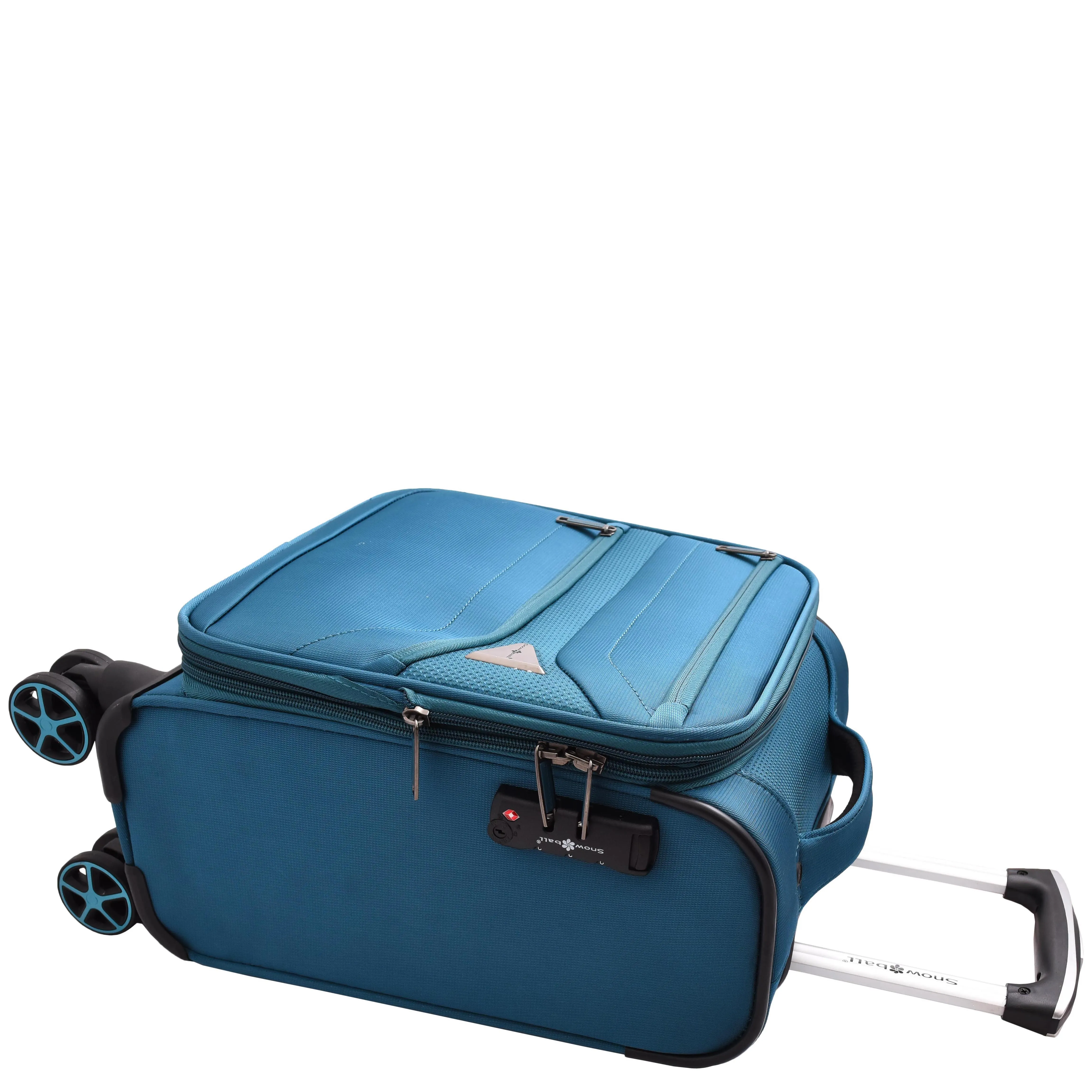 Expandable 8 Wheel Soft Luggage Japan Teal