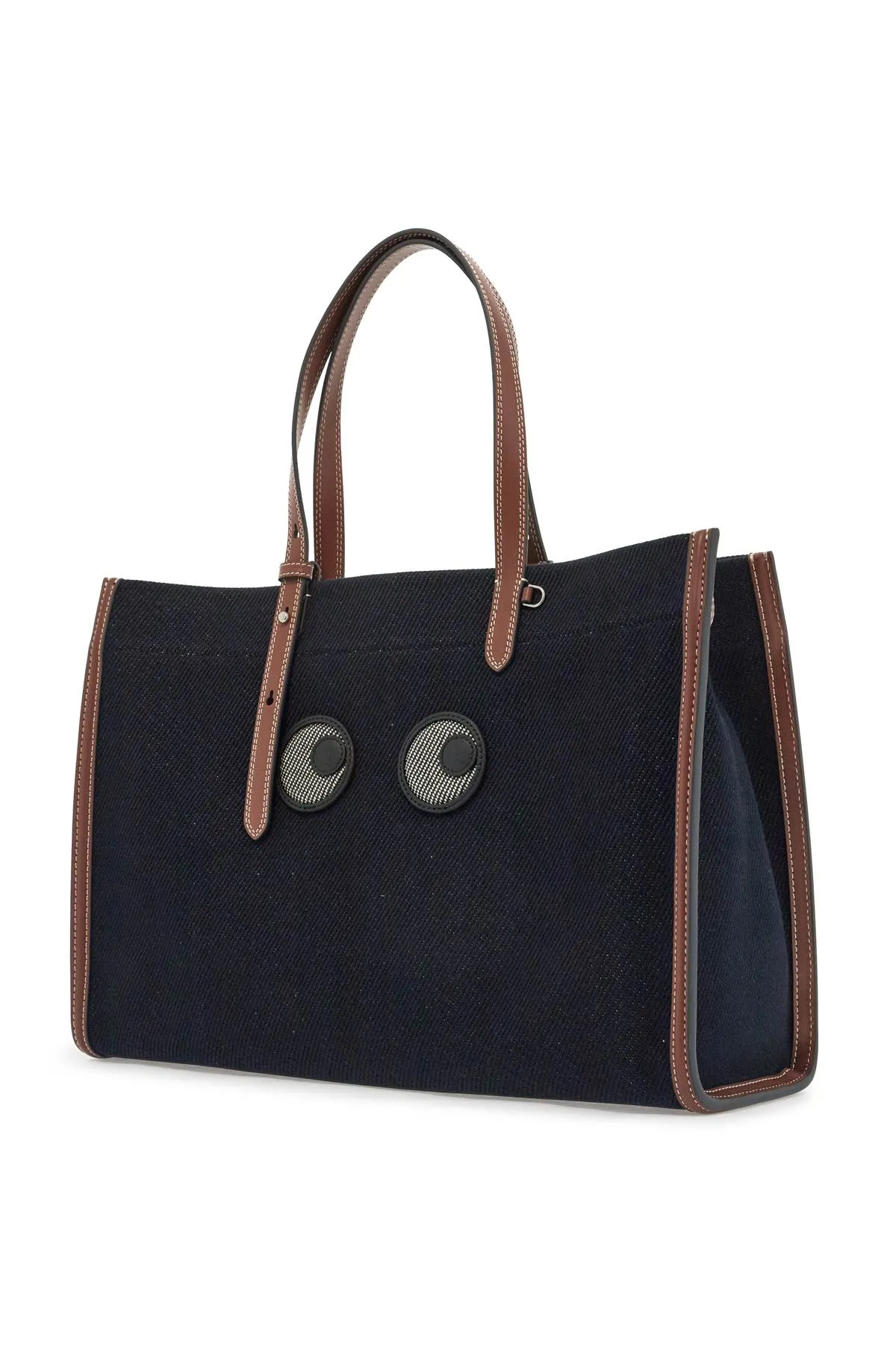 Eyes Print Canvas Tote Bag