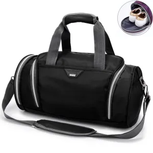 Fitness Cylinder Handbag Waterproof Nylon One Shoulder Bag