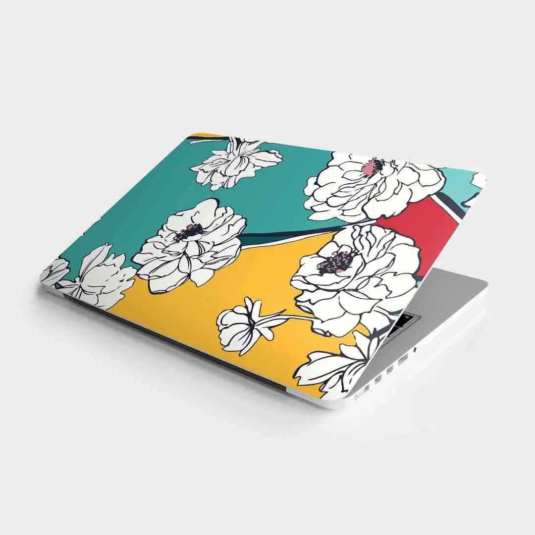 Floral Pattern Laptop Skin