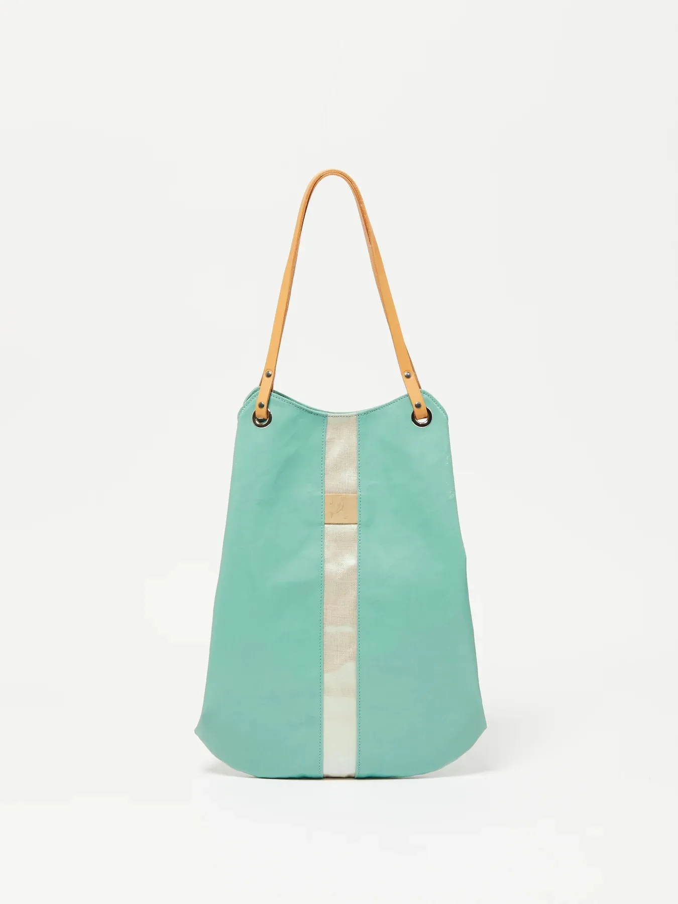 FLORES LINEN TOTE BAG - Premium Bicolore Collection