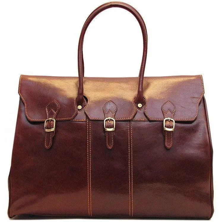 Floto Leather Lugano Duffle