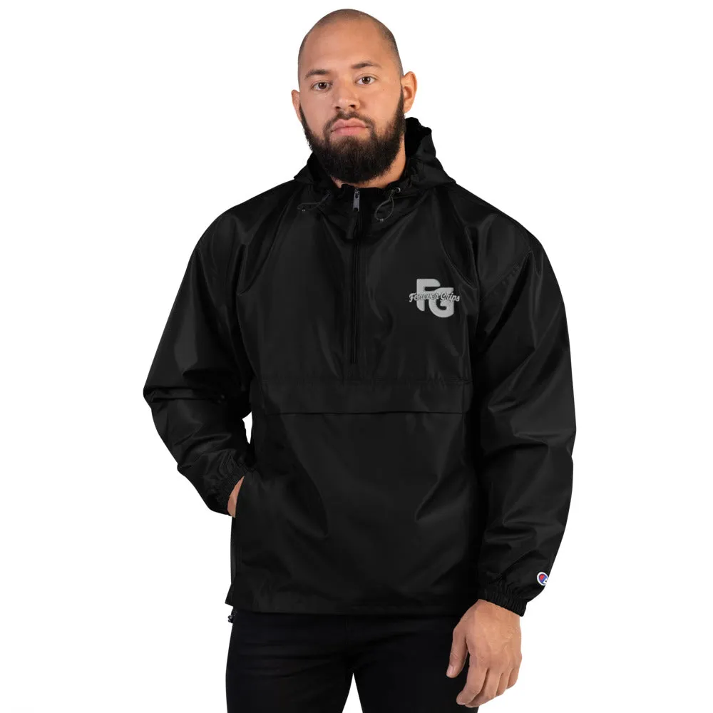 Forever Grips Embroidered Champion Packable Jacket