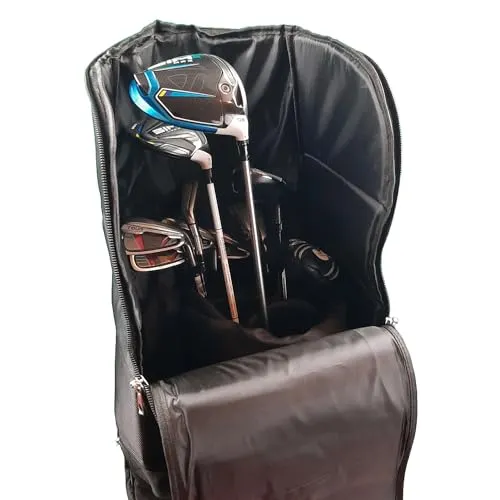 Fortitude Sports Premium Golf Bag Travel Case Flight Bag With Wheels