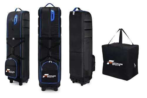 Fortitude Sports Premium Golf Bag Travel Case Flight Bag With Wheels