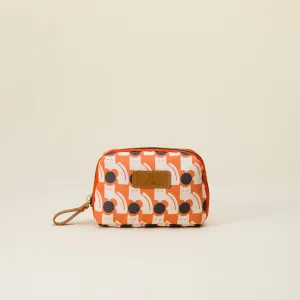 Happy Holiday Small Pouch - Poppy Cat Orange