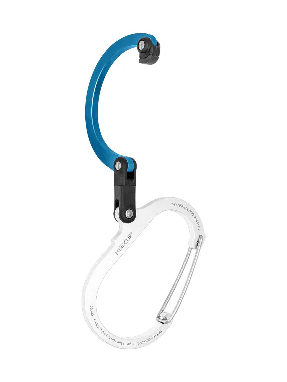 Heroclip Carabiner Large Blue Steel