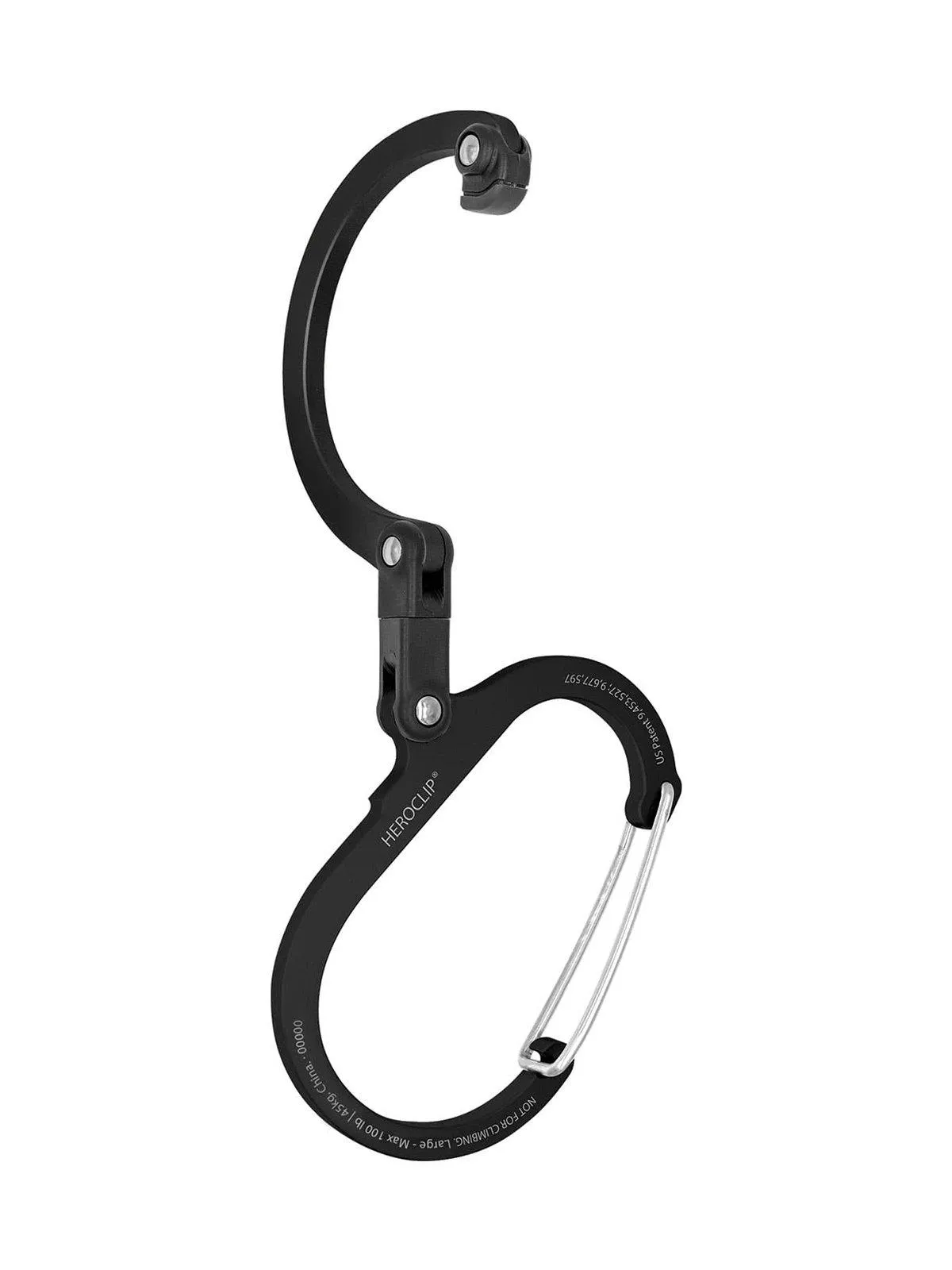 Heroclip Carabiner Large Stealth Black