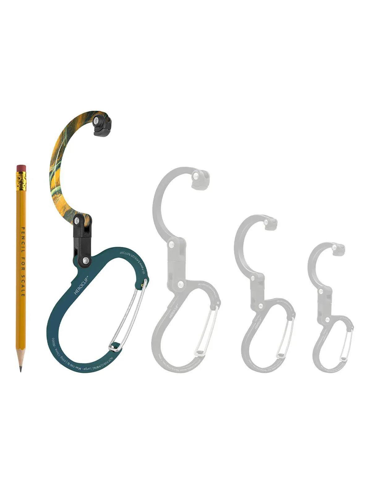 Heroclip Carabiner Large Tidal