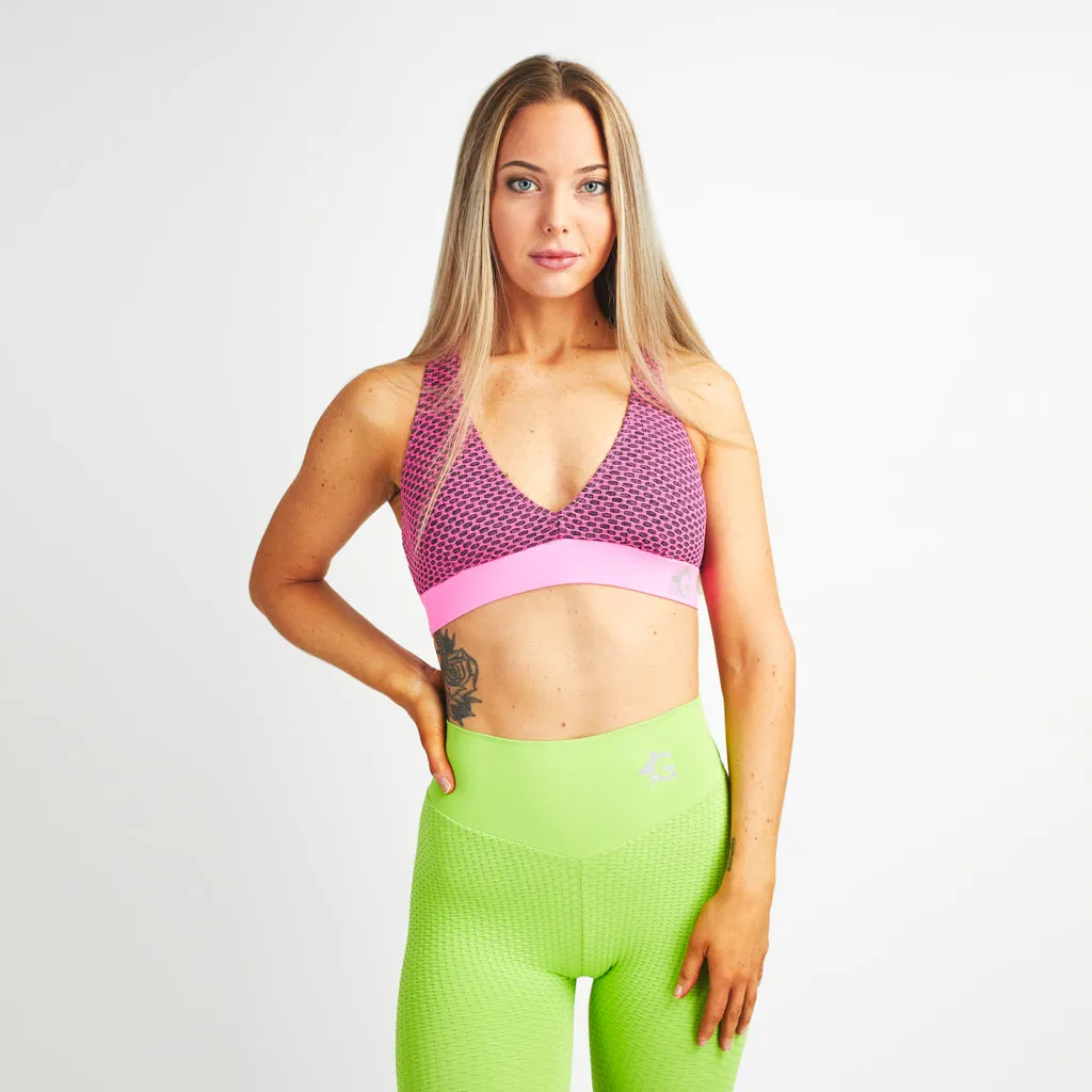 Honeycomb Leggings, Light Green