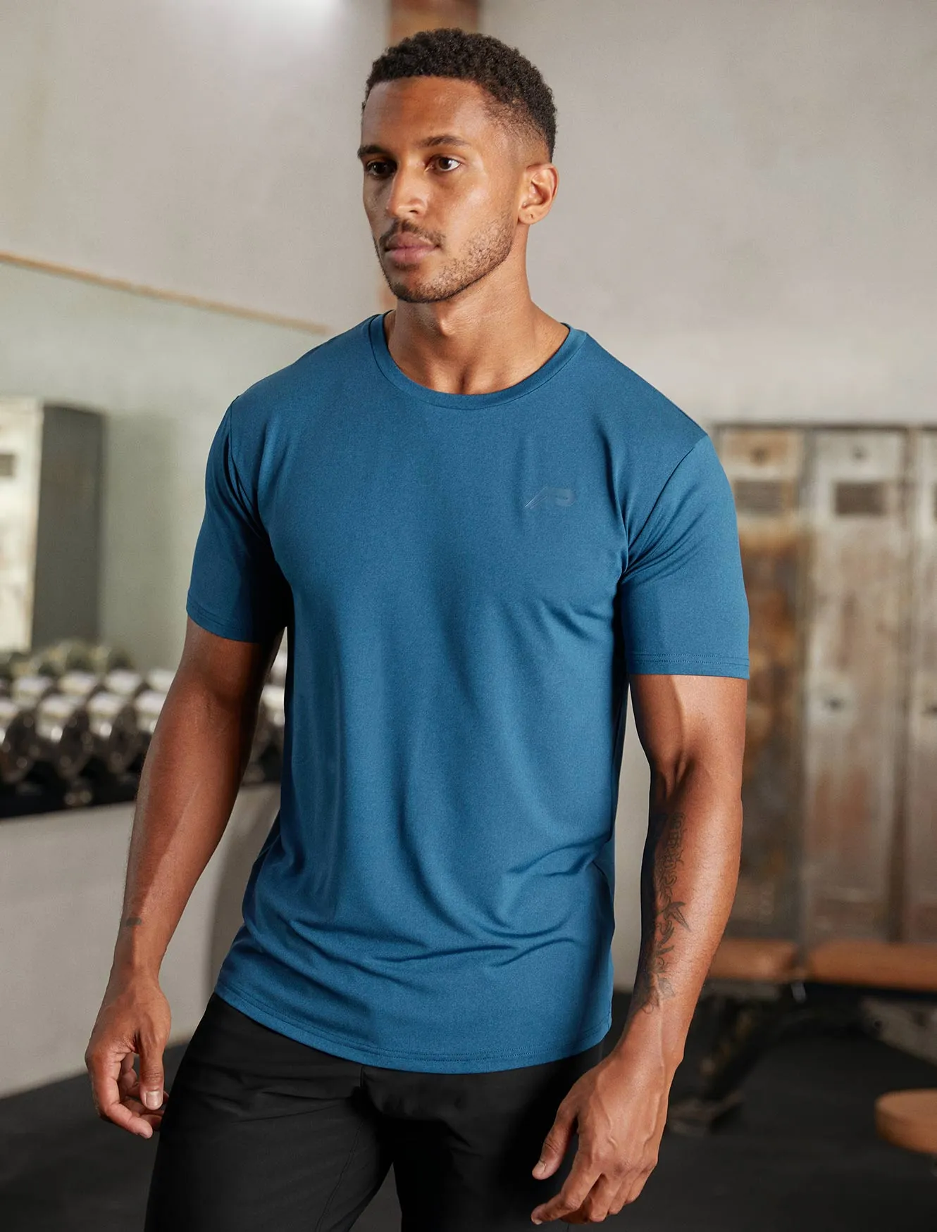 Hybrid Everyday T-Shirt - Blue Marl