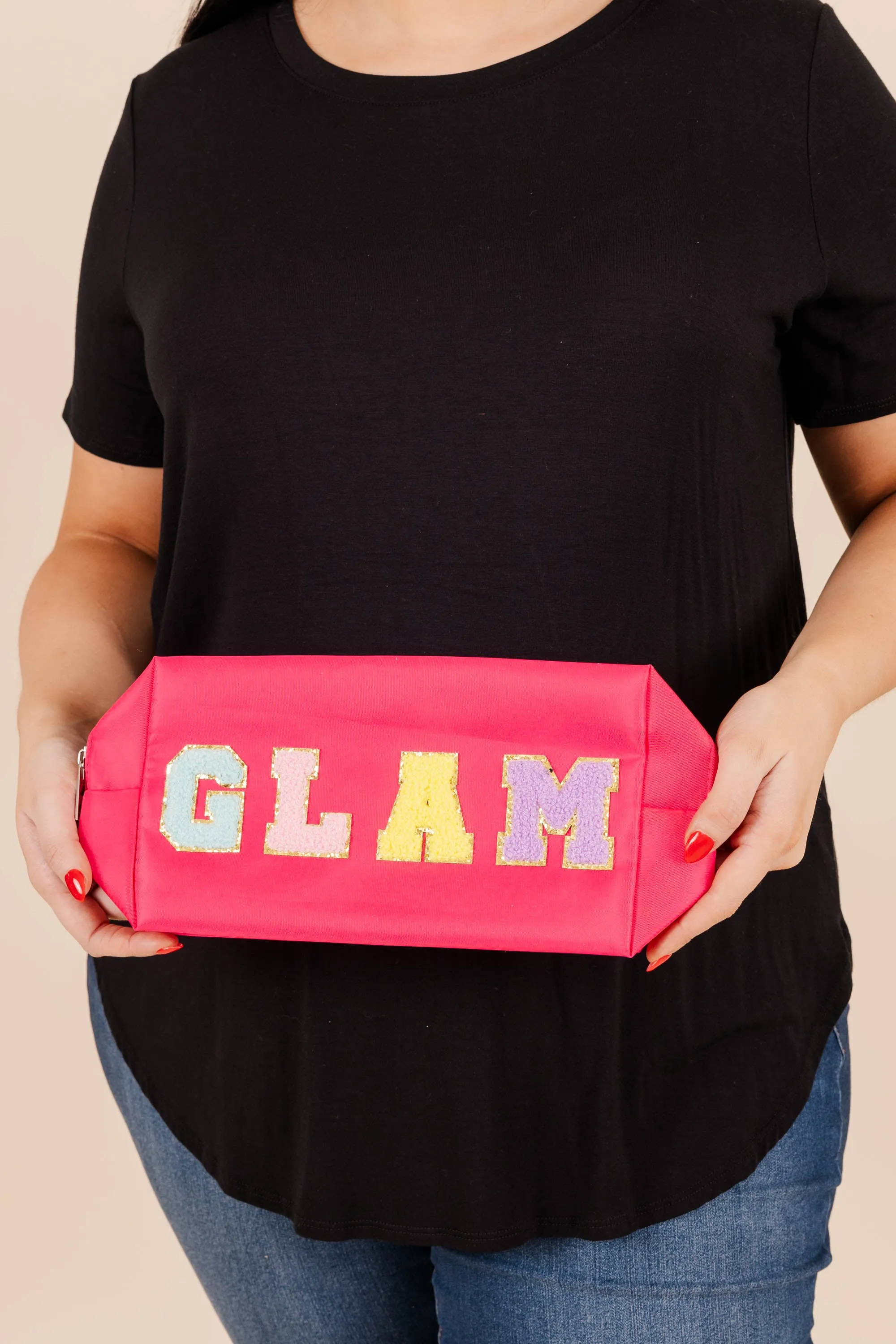 I'm So Glam Beauty Bag, Fuchsia