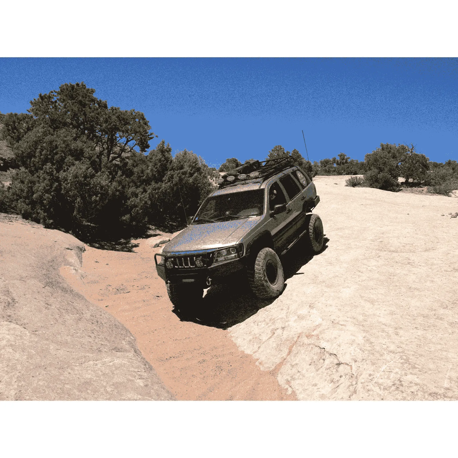 Jeep Grand Cherokee WJ Roof Rack - Safari Style