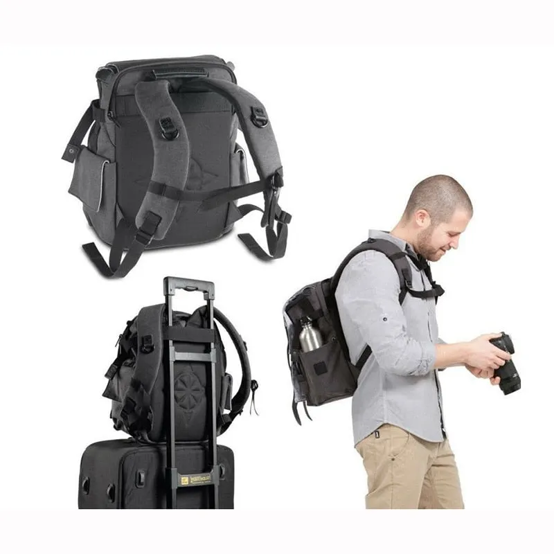 Large Grey Explorer Photographer Backpack