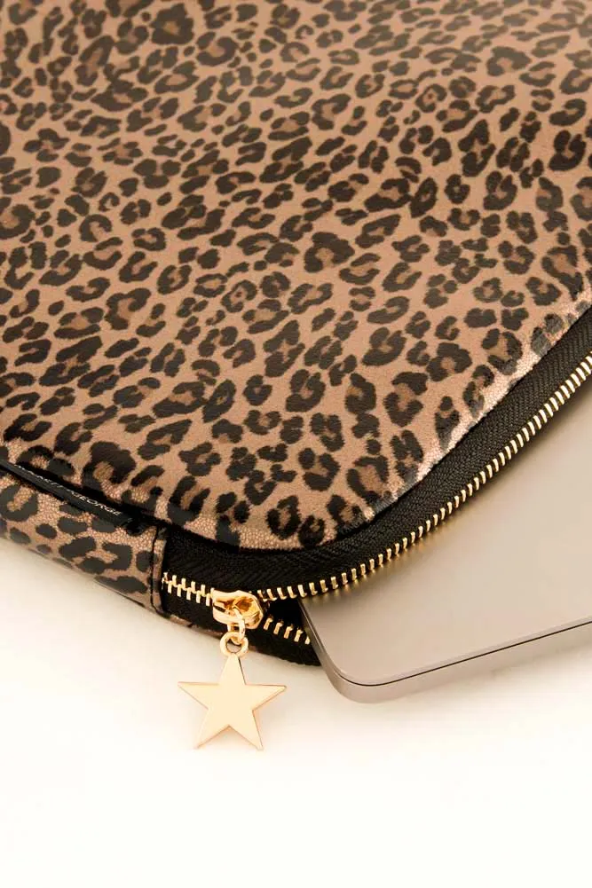 Leopard Print 15-Inch Laptop Case