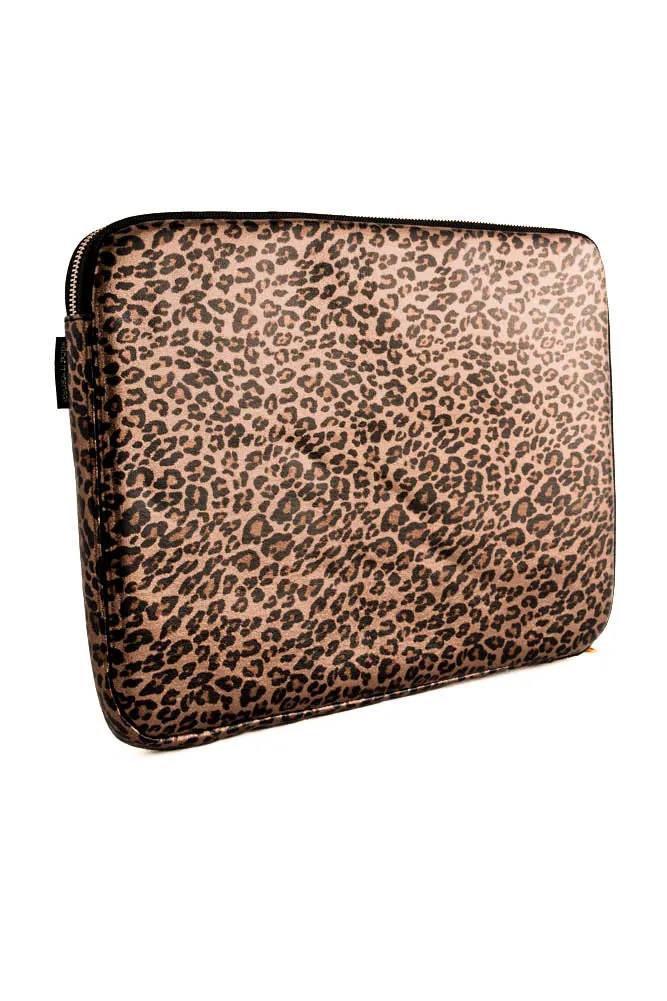 Leopard Print 15-Inch Laptop Case