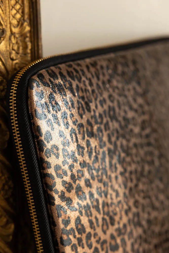 Leopard Print 15-Inch Laptop Case