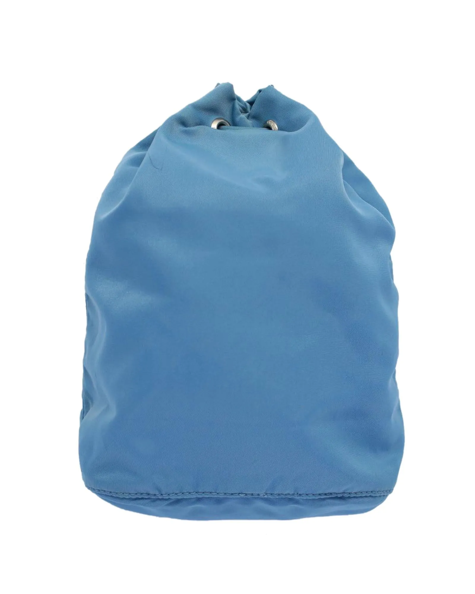 Light Blue Nylon Pouch by Italian Designer