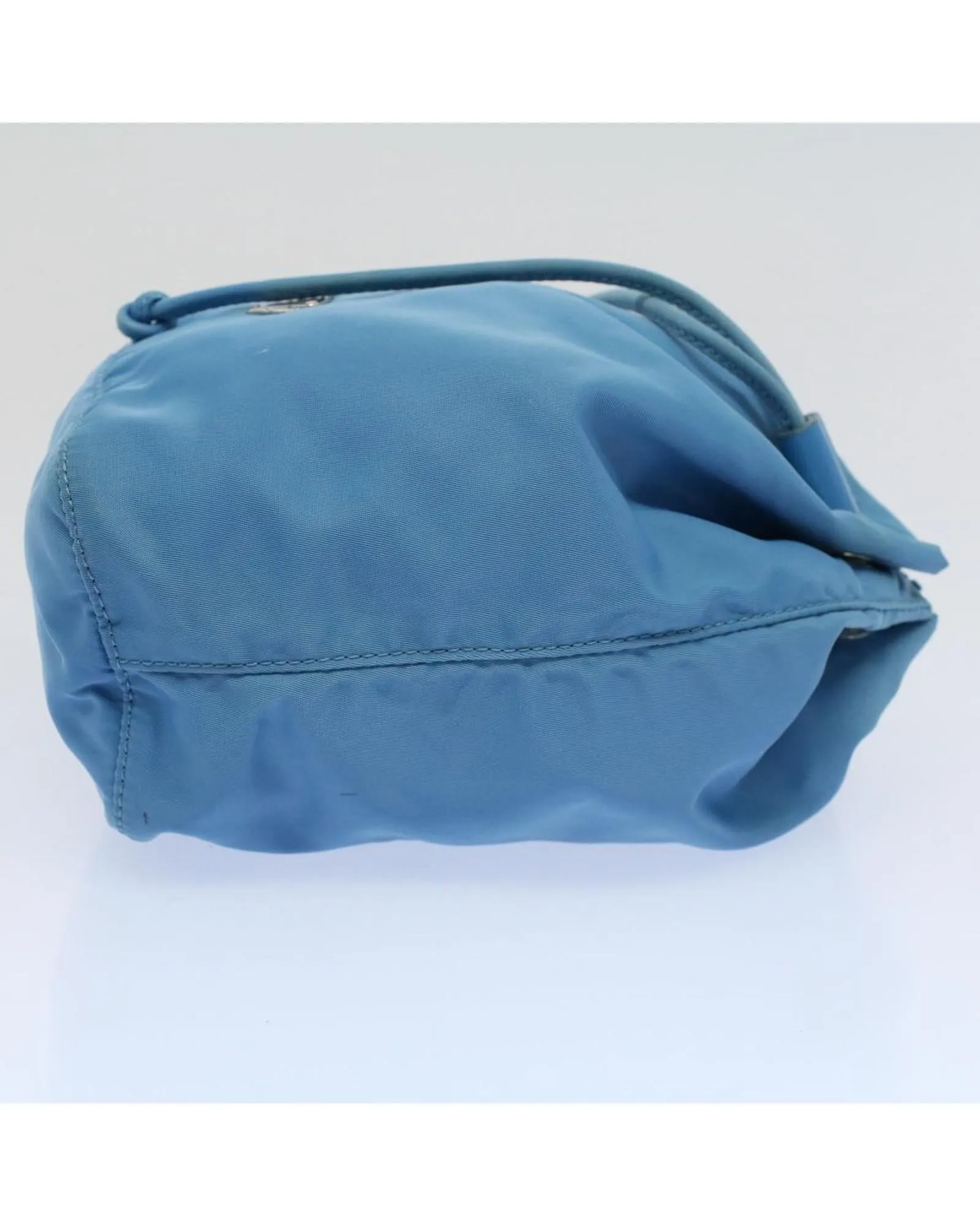 Light Blue Nylon Pouch by Italian Designer