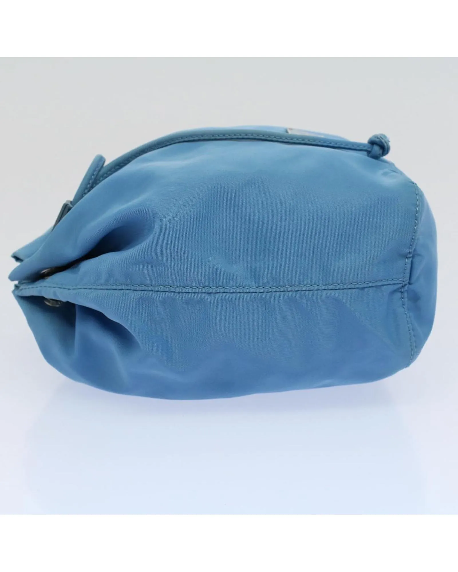 Light Blue Nylon Pouch by Italian Designer