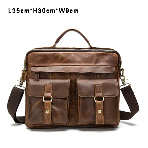 Men Bag Crossbody Casual Totes Leather Handbag